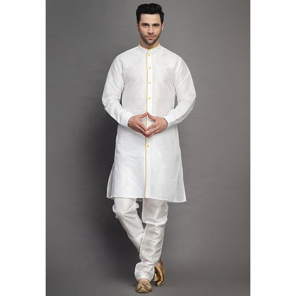 UTSAV FASHION Mandarin Collar Straight Kurta Churidar and Jacket