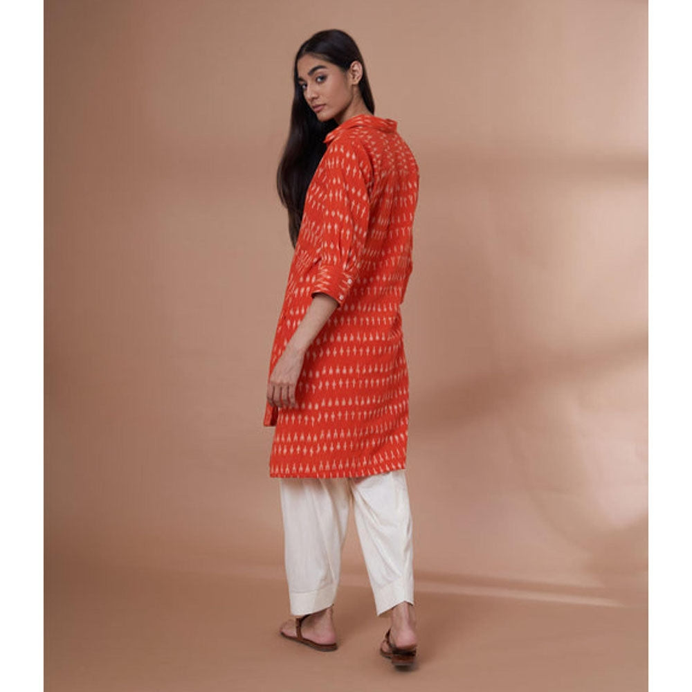 Vaaya Off-White Handwoven Cotton Salwar
