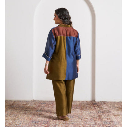 Vaaya The Mosaic Silk Chanderi Co-Ord Set