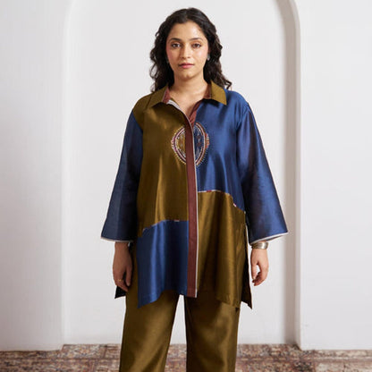 Vaaya The Mosaic Silk Chanderi Co-Ord Set