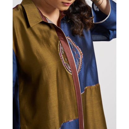 Vaaya The Mosaic Silk Chanderi Co-Ord Set