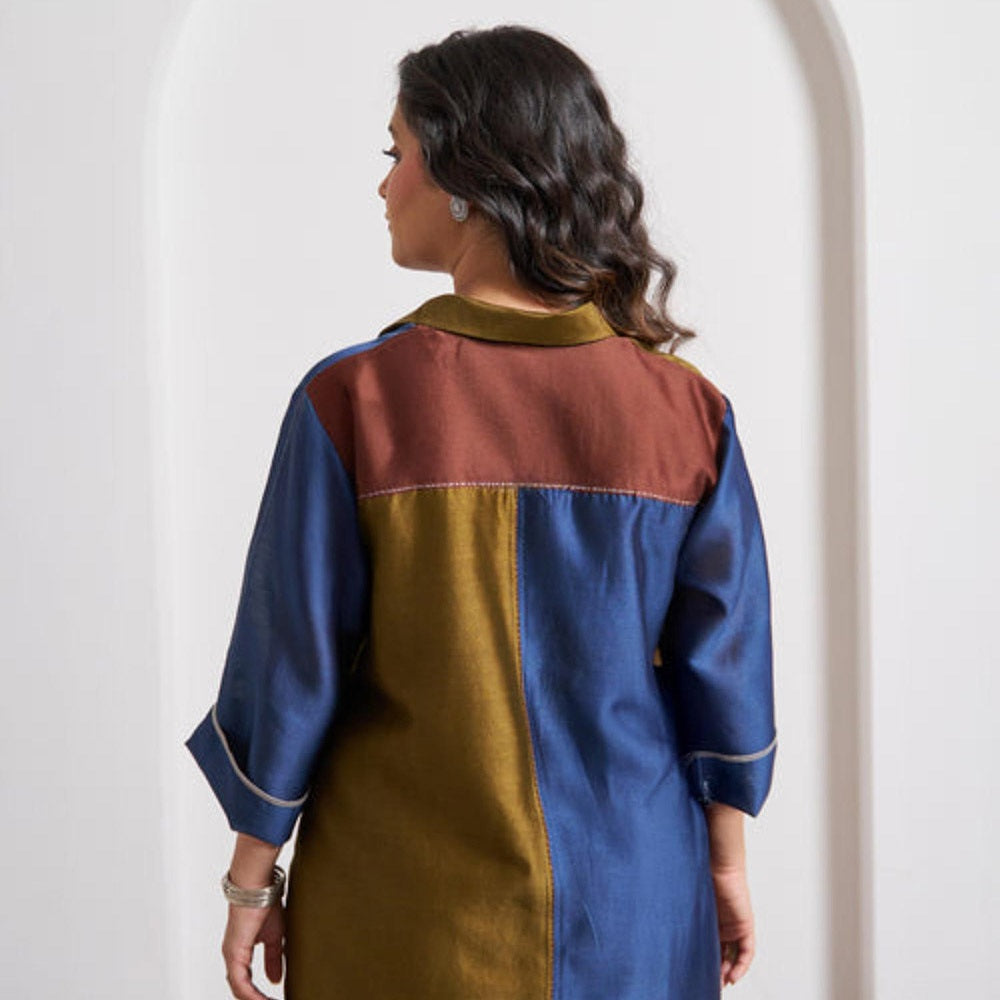 Vaaya The Mosaic Silk Chanderi Co-Ord Set