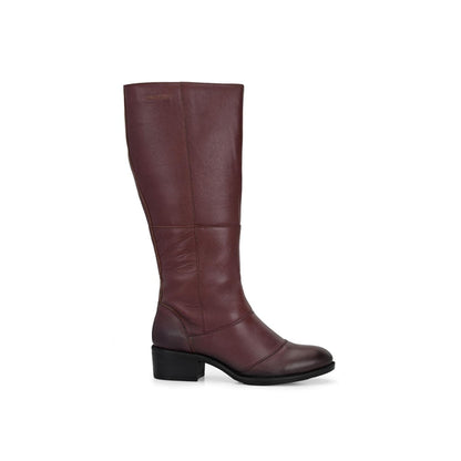 Valentino Women Maroon Chelsea Boots