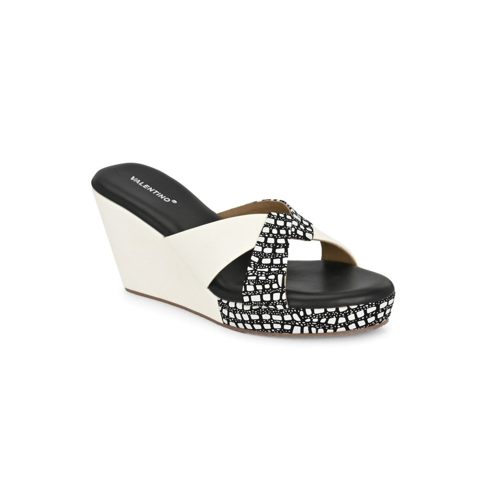 Valentino Women Premium Black Wedges