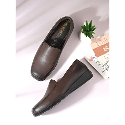 Valentino Women Brown Premium Loafers
