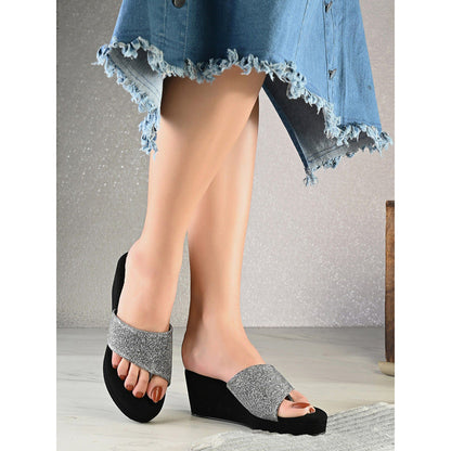 Valentino Women Premium Silver Wedges