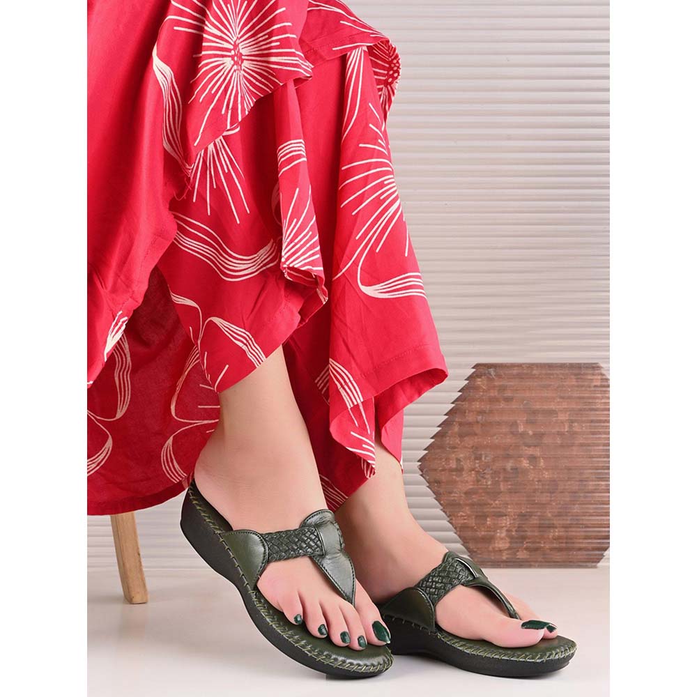 Valentino Women Green Premium Sandals