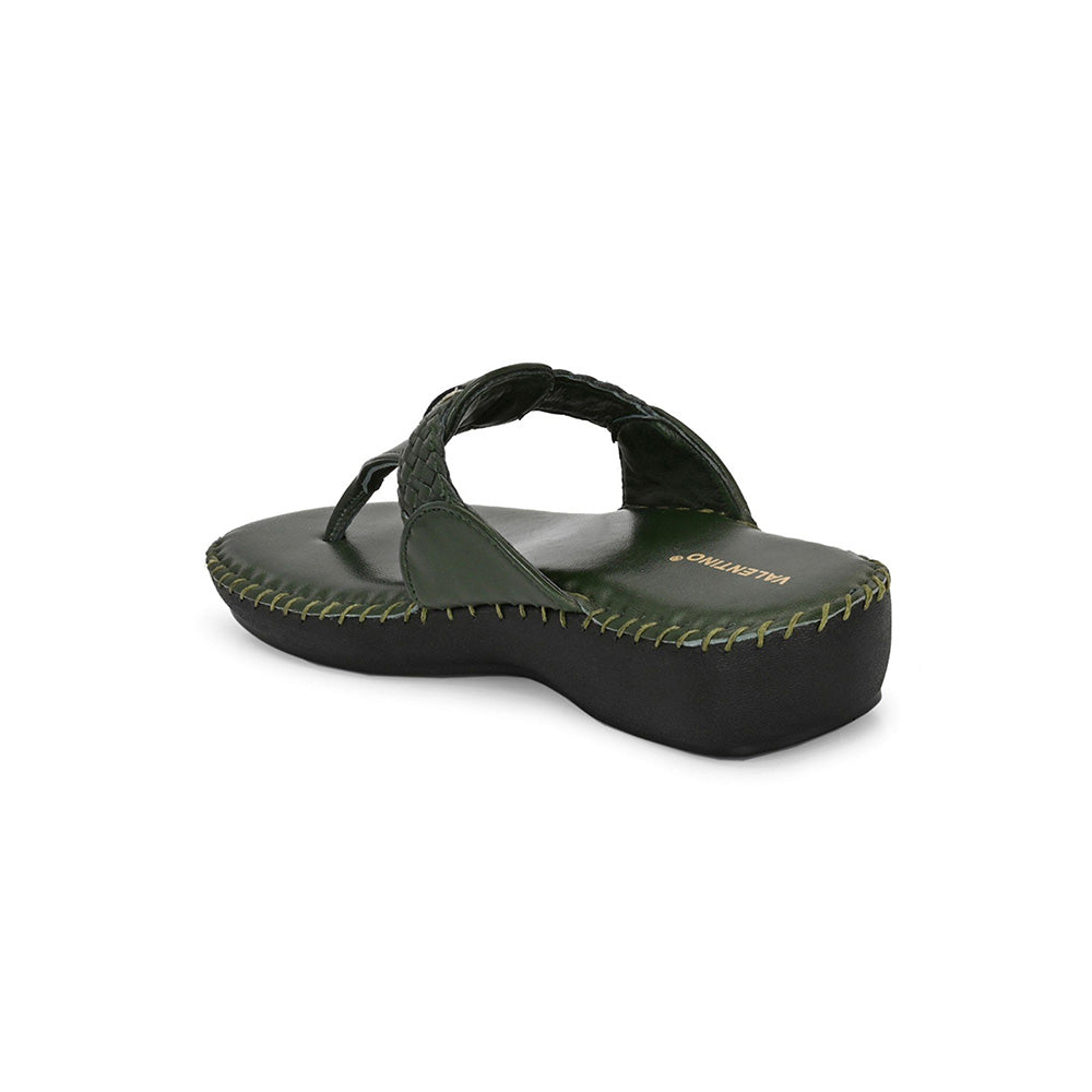 Valentino Women Green Premium Sandals