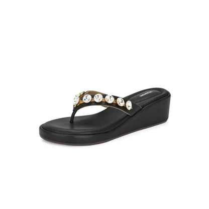 Valentino Women Premium Black Wedges