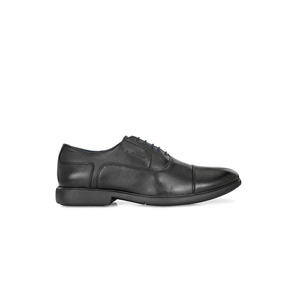 Valentino Mens Leather Formal Oxford Shoes - Black