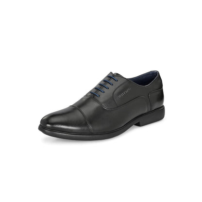 Valentino Mens Leather Formal Oxford Shoes - Black