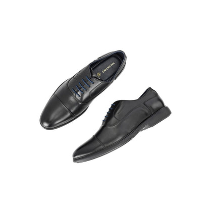 Valentino Mens Leather Formal Oxford Shoes - Black