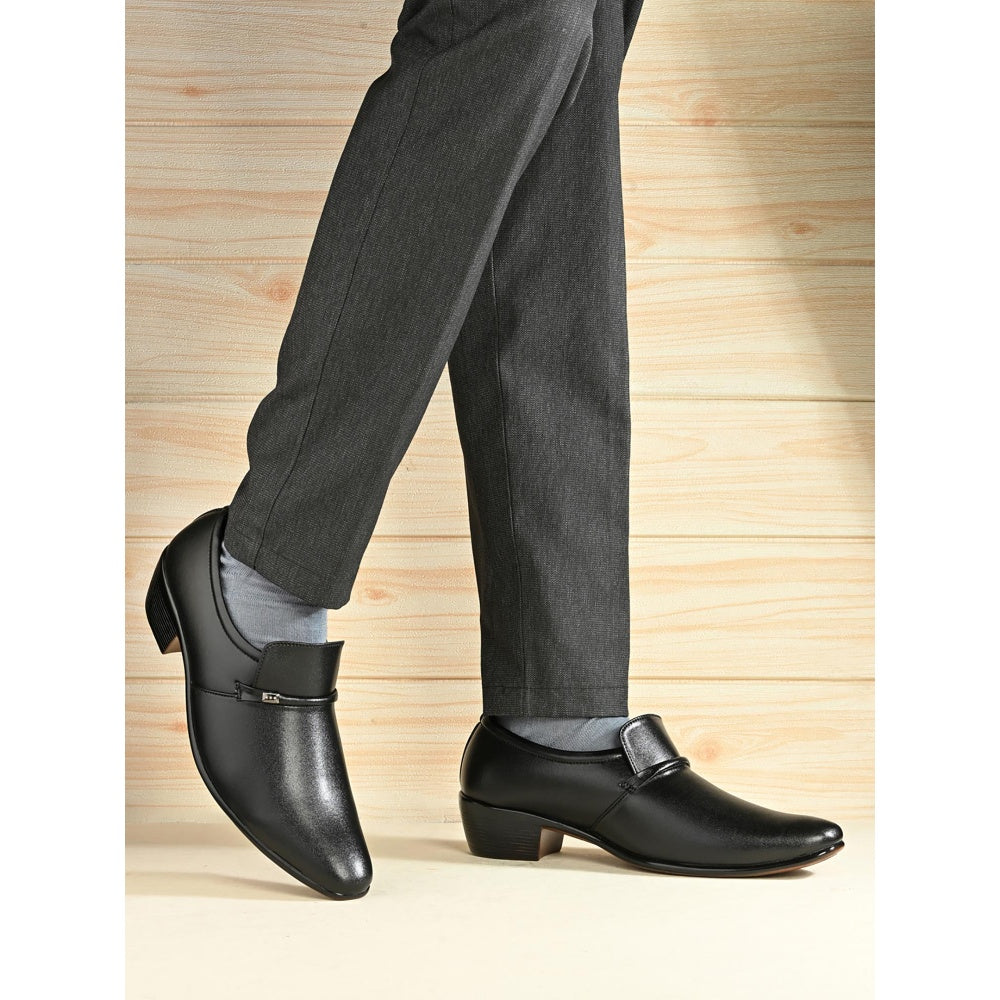 Valentino Mens Leather Formal Oxford Shoes - Black