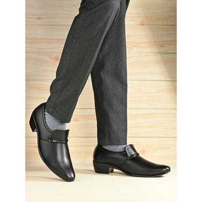 Valentino Mens Leather Formal Oxford Shoes - Black