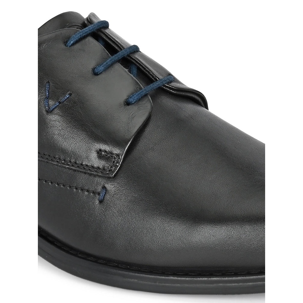 Valentino Mens Leather Formal Derbies - Black