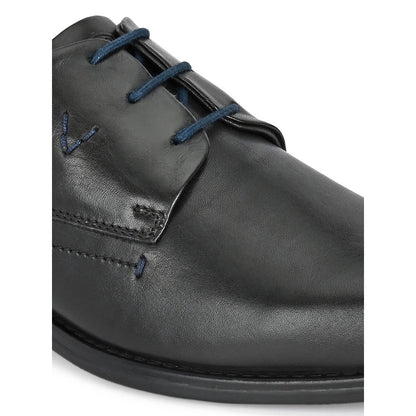 Valentino Mens Leather Formal Derbies - Black