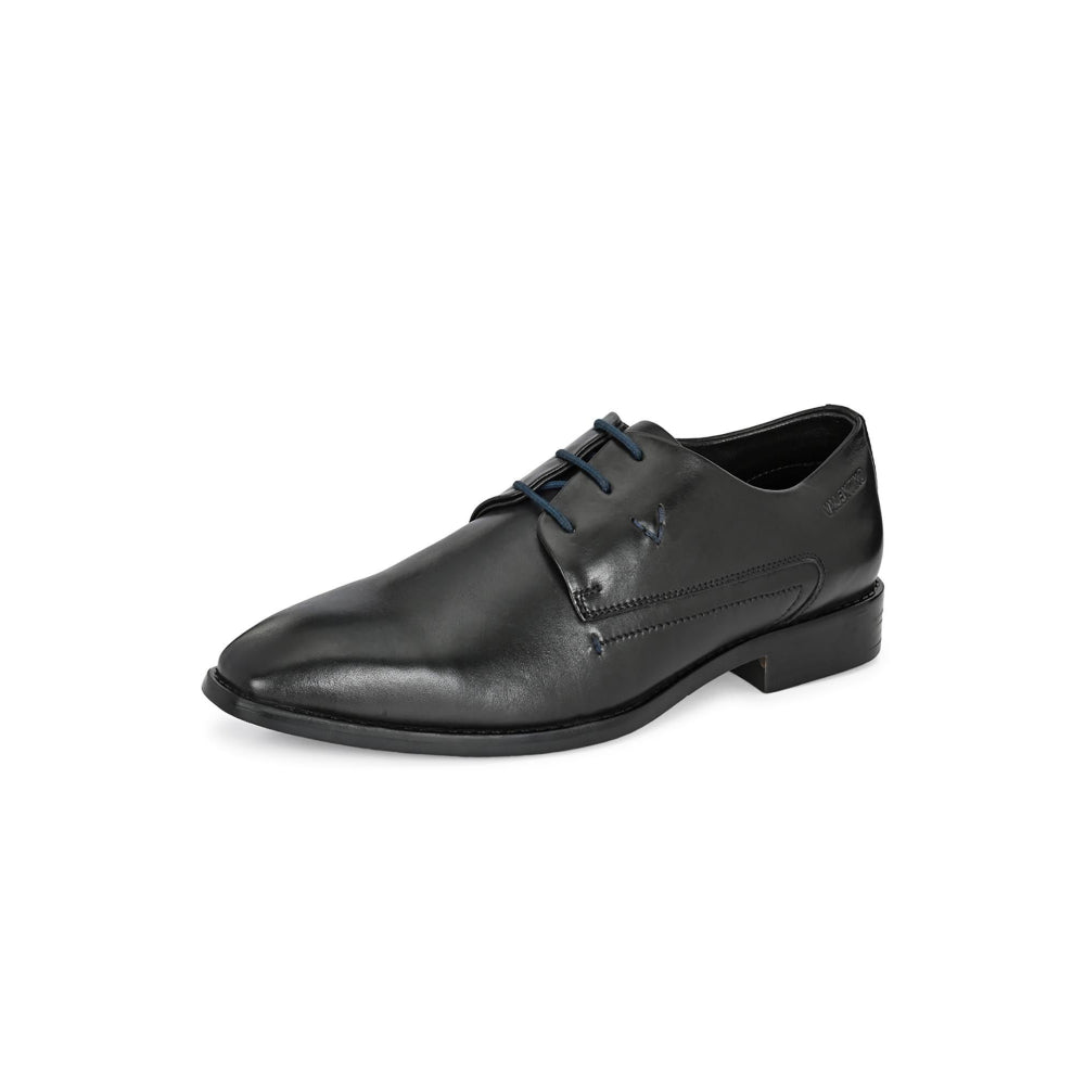 Valentino Mens Leather Formal Derbies - Black