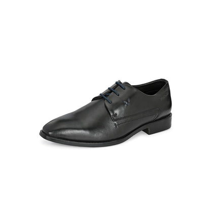 Valentino Mens Leather Formal Derbies - Black