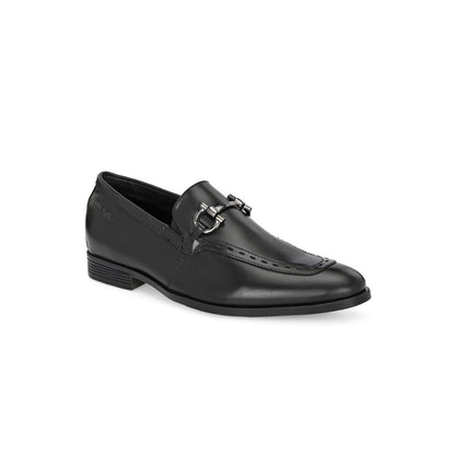 Valentino Mens Leather Casual Loafers - Black