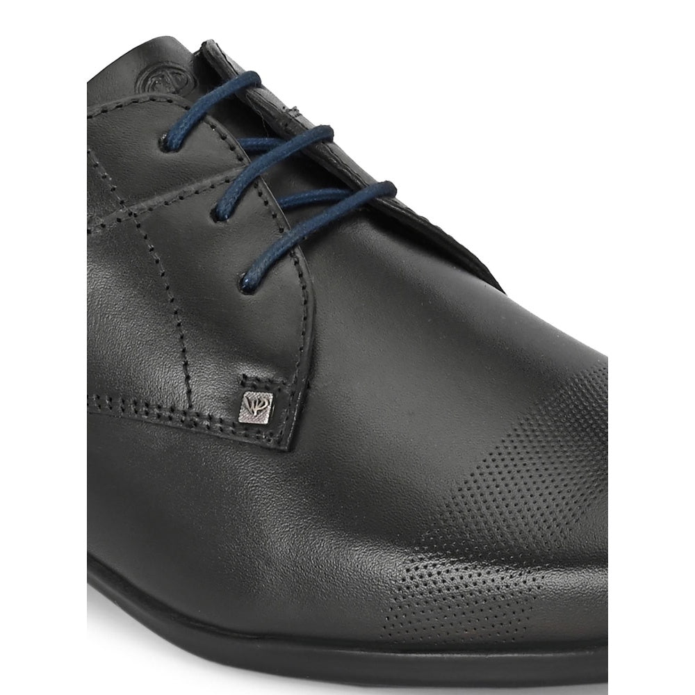 Valentino Mens Leather Formal Derbies - Black