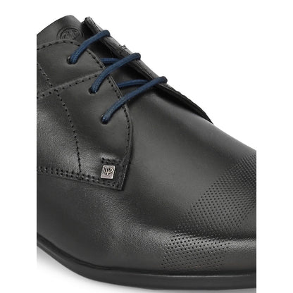 Valentino Mens Leather Formal Derbies - Black