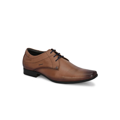 Valentino Mens Leather Formal Derbies - Brown