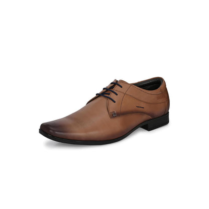 Valentino Mens Leather Formal Derbies - Brown