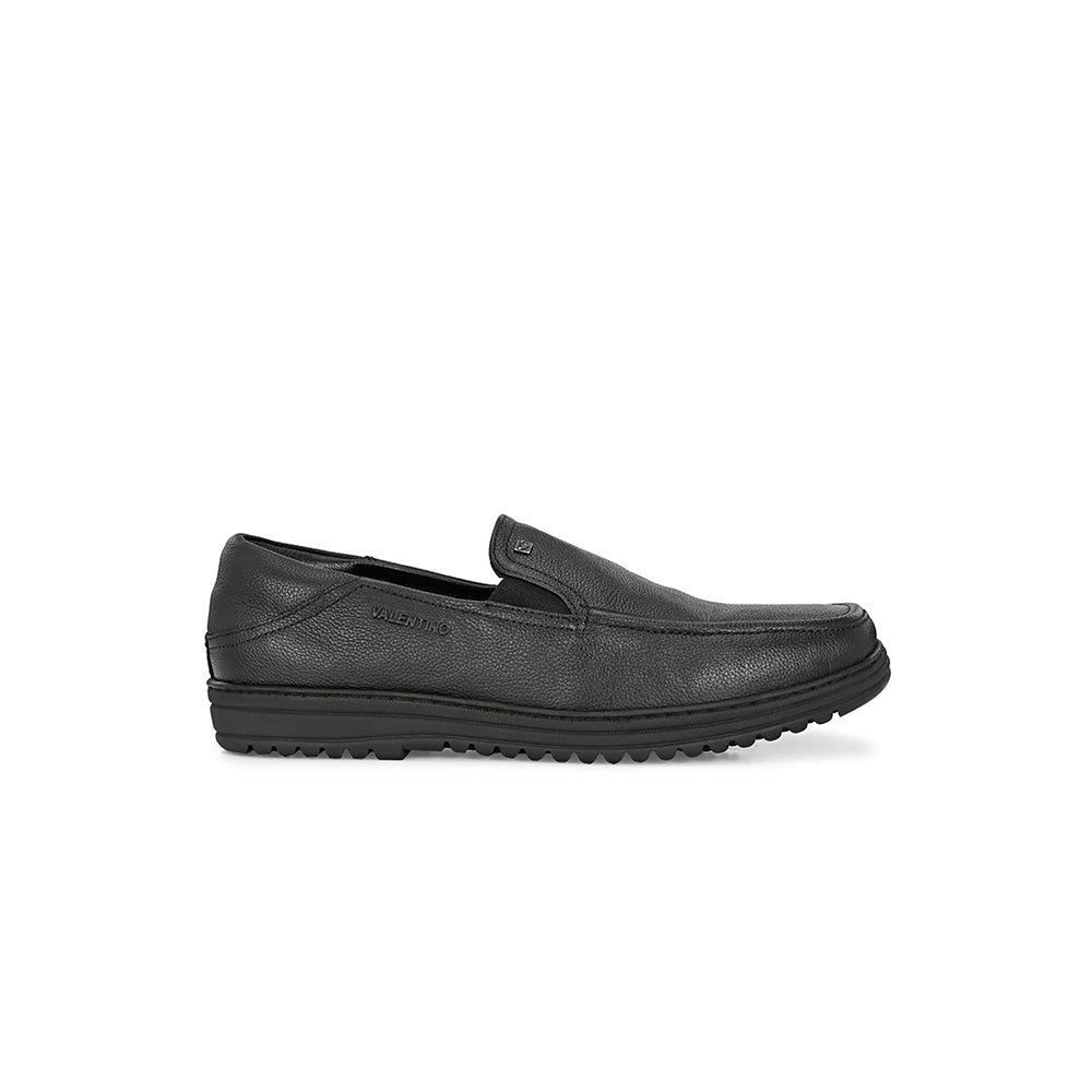Valentino Men Black Casual Loafers