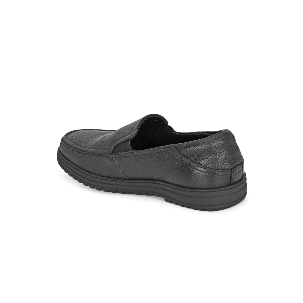 Valentino Men Black Casual Loafers