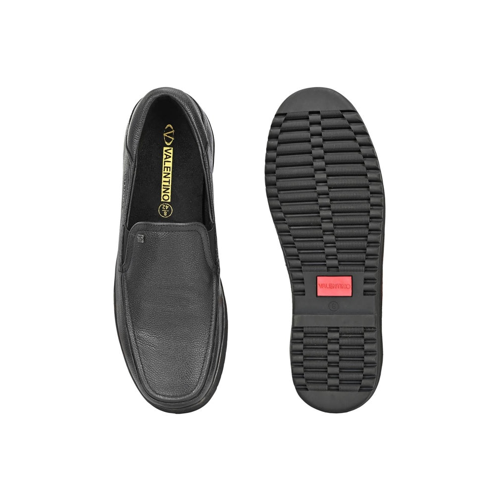 Valentino Men Black Casual Loafers