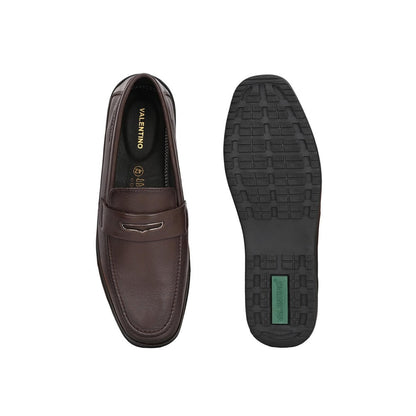 Valentino Men Brown Casual Loafers