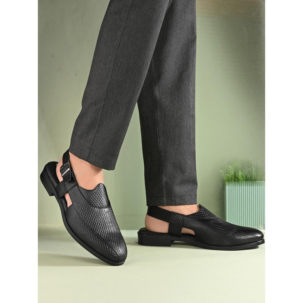 Valentino Men Black Sandals