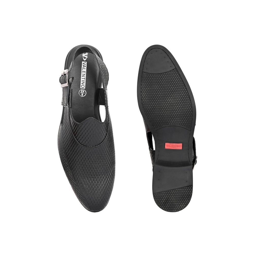 Valentino Men Black Sandals