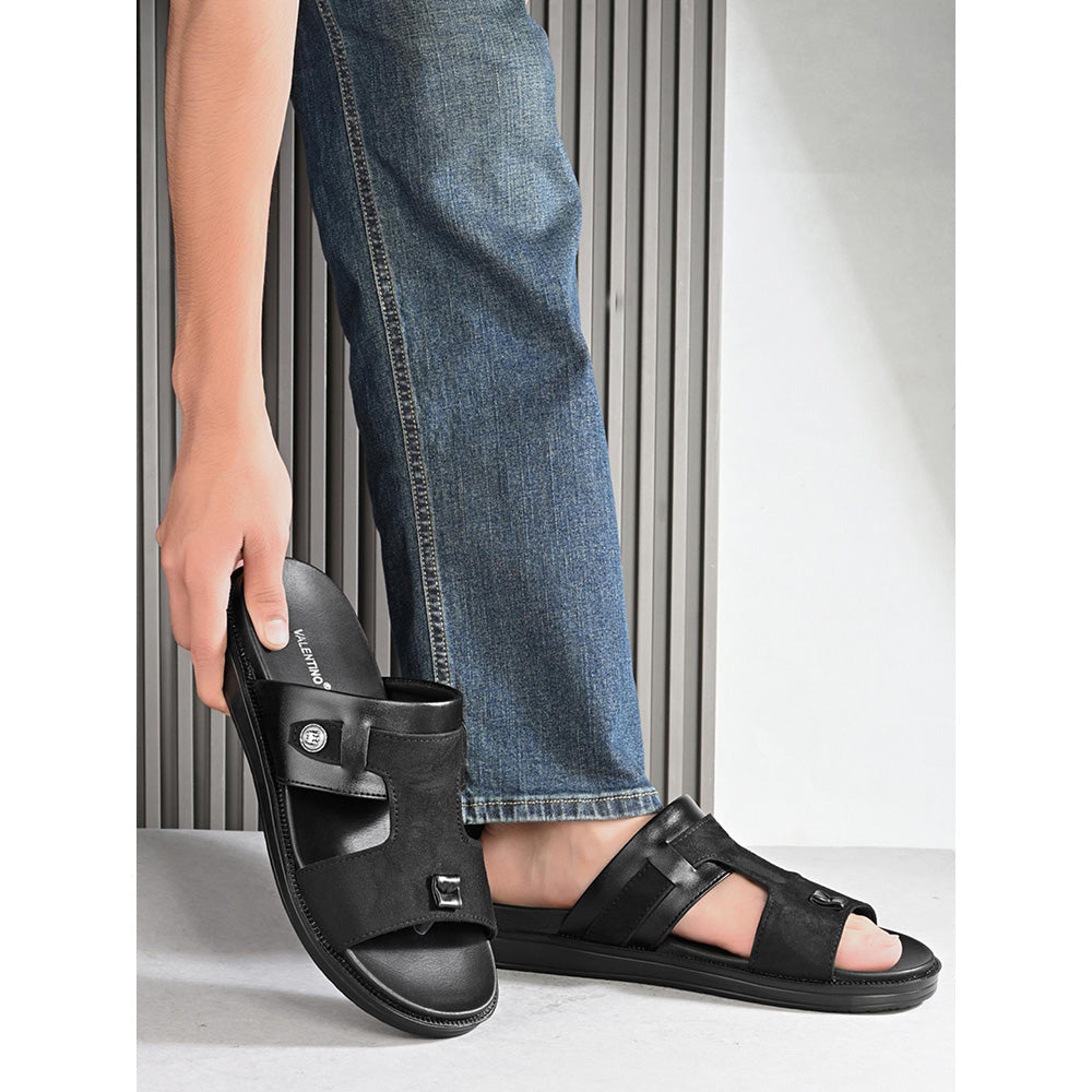 Valentino Men Black Sandals