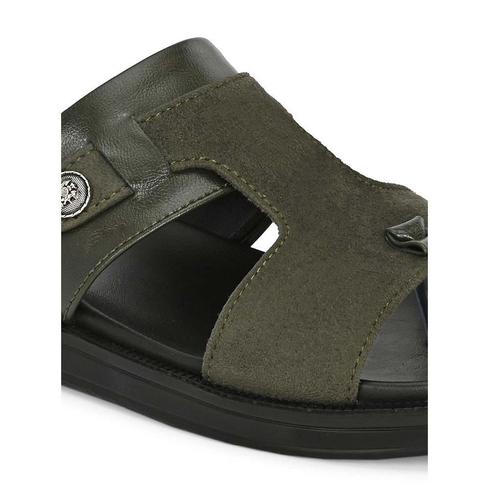 Valentino Men Olive Sandals