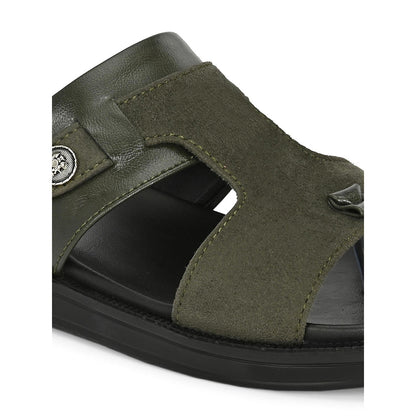 Valentino Men Olive Sandals