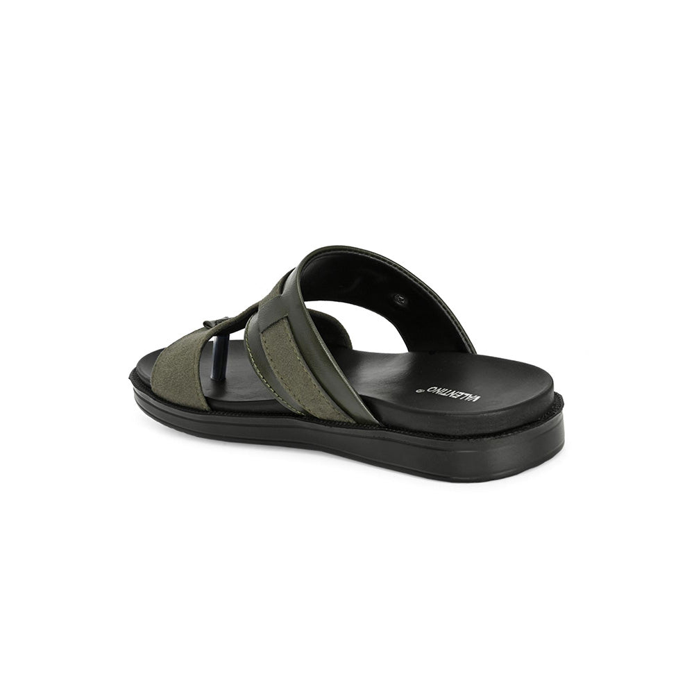 Valentino Men Olive Sandals