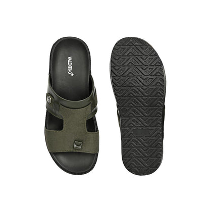 Valentino Men Olive Sandals