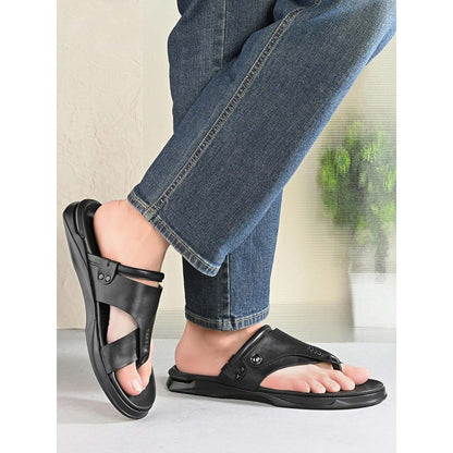 Valentino Men Black Sandals