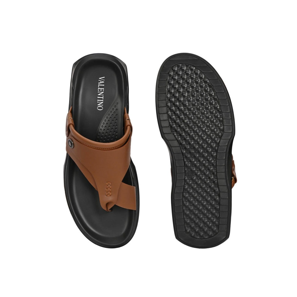 Valentino Men Tan Sandals