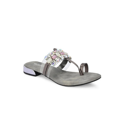 Valentino Women Premium Grey Sandal Heels