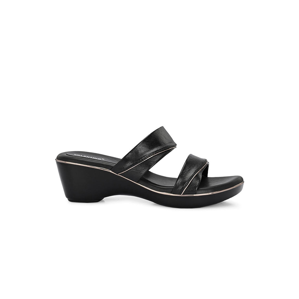 Valentino Women Black Sandal Heels