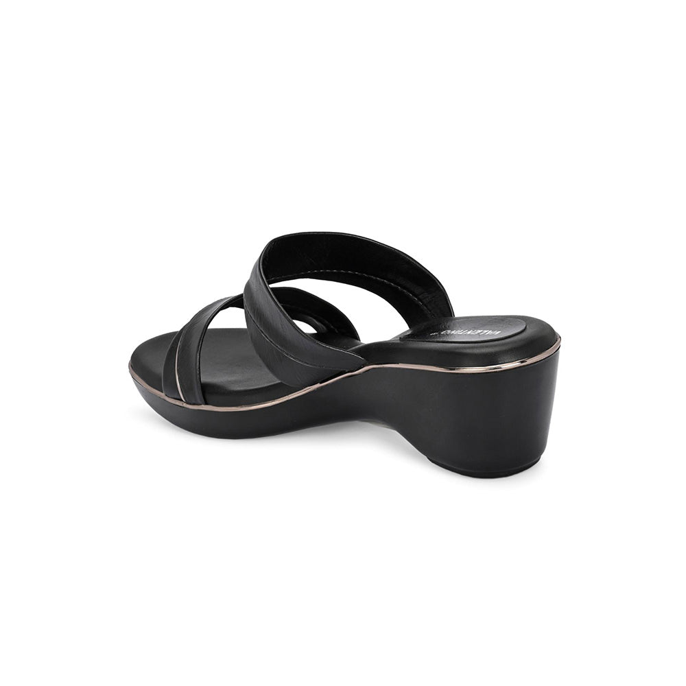Valentino Women Black Sandal Heels
