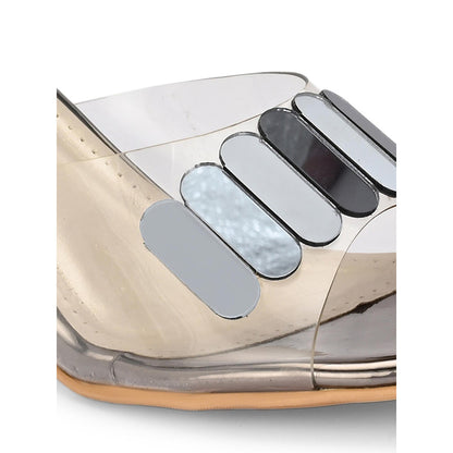 Valentino Women Premium Silver Sandal Heels