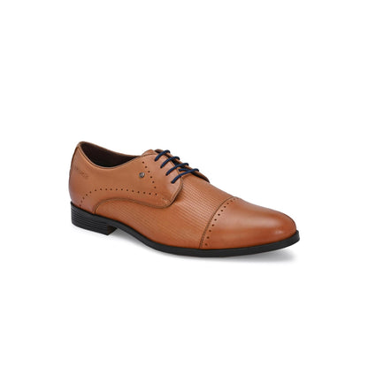 Valentino Men Premium Leather Cap Toe Formal Shoes
