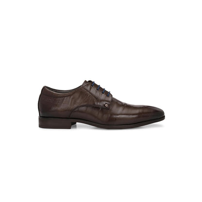 Valentino Men Premium Leather Lace-Up Formal Shoes