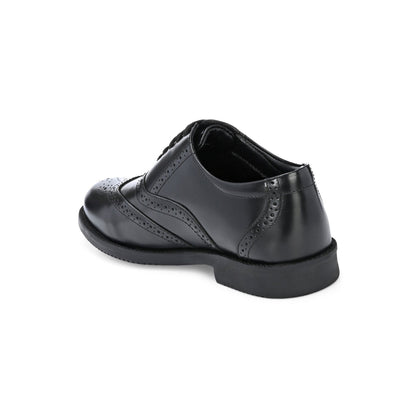 Valentino Men Premium Leather Military Formal Brogue Shoes