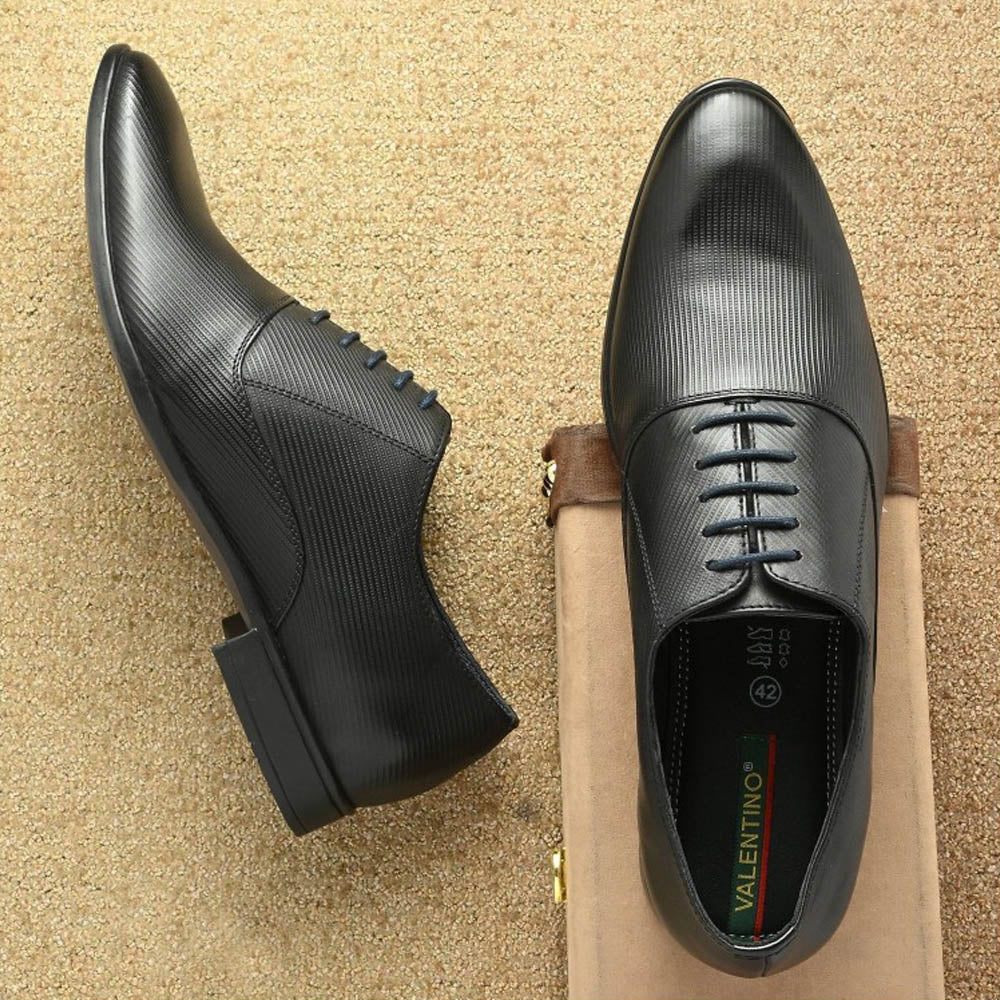 Valentino Men Premium Leather Formal Oxford Shoes
