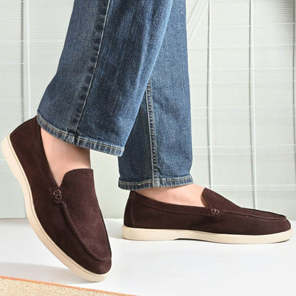 Valentino West Port Men Brown Trendy Leather Loafers