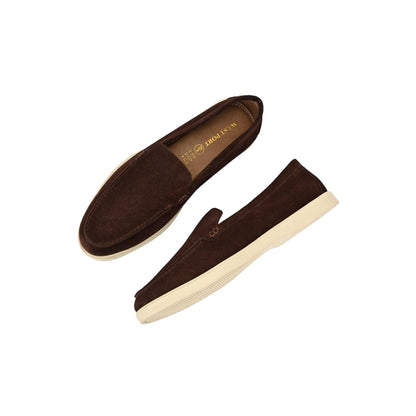 Valentino West Port Men Brown Trendy Leather Loafers